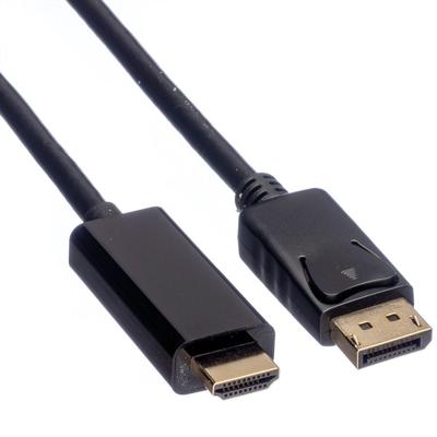ROLINE DisplayPort Kabel DP - UHDTV, M/M, zwart, 3 m