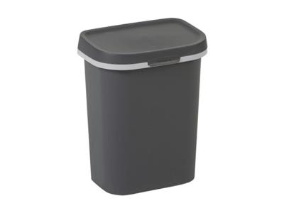 Curver Mistral afvalbak flat 10 liter antraciet Curver Mistral afvalbak flat 10 liter antraciet