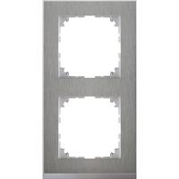 Merten MEG4020-3646 Afdekking Frame System M RVS 1 stuk(s) - thumbnail