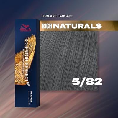 Wella Koleston Perfect Me+ Creme Colour 5/82 Light Brown Blue Matt 60ml