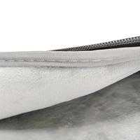 Lunso - Stijlvolle zachte neopreen sleeve hoes 15 inch - Zwart - thumbnail