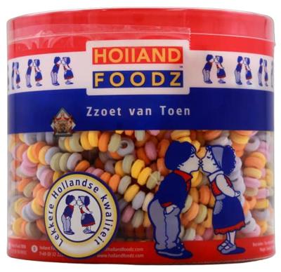 Holland Foodz snoepketting silo (60 stuks)