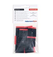 HellermannTyton FMB4APT-I-PA66HS-BK Bevestigingssokkel Zelfklevend 151-02659 Flexibele sokkel, 4-voudige invoeging Zwart 10 stuk(s) - thumbnail