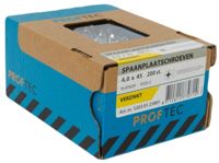 Proftec Spaanplaatschroef Vz Pk PZ2 4.0X45 | 200 stuks - 5203.01.25801 - thumbnail