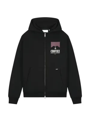 Croyez Maison Fumes Zip Hoodie Heren Zwart - Maat S - Kleur: Zwart | Soccerfanshop