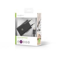 Thuislader | 2,4 A | Losse Kabel | USB-C | Zwart - thumbnail