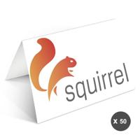 Zakelijke wenskaarten met foto - 50 dubbele kaarten - thumbnail