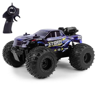 Op afstand bestuurbare RC-auto - TURBO CHALLENGE - 099349 - Schaal 1/18 - 2,4 GHz - 15 km/u - Licht met rookfunctie - Geschikt voor kinderen vanaf 6 jaar