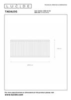 Lucide TAGALOG - Plafonnière - Ø 40 cm - 1xE27 - Zwart - thumbnail