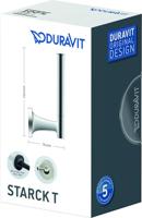 Duravit Starck T toiletrolhouder 15,2x7,6x5cm mat zwart - thumbnail