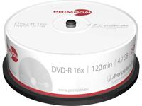 Primeon 2761203 DVD-R disc 4.7 GB 25 stuk(s) Spindel Mat zilver oppervlak - thumbnail
