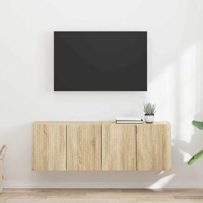 TV-wandkast 2 pcs Sonoma Eiken 59,5 x 31 x 40 cm Bewerkt hout TV-wandkast 2 pcs Sonoma Eiken 59,5 x 31 x 40 cm Bewerkt hout