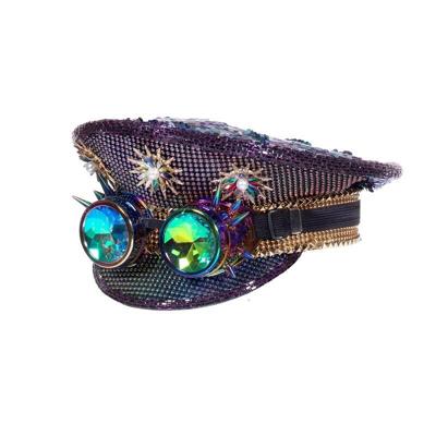 Pet burning man goggles paars