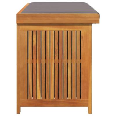 Opbergbox voor buiten 113x50x60,5 cm massief acaciahout