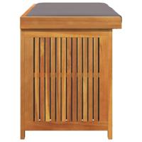 Opbergbox voor buiten 113x50x60,5 cm massief acaciahout - thumbnail