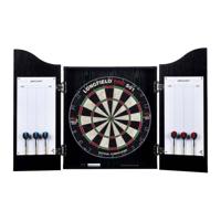 Engelhart Houten cabinet met sisal dartbord incl. dartset - thumbnail