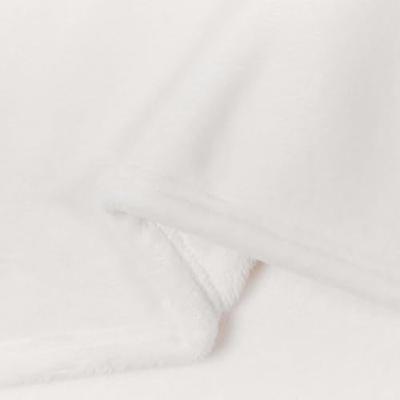VidaXL Gooi deken wit 130 x 150 cm fleece VidaXL Gooi deken wit 130 x 150 cm fleece