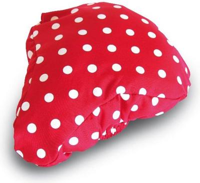 Zadeldek Basil Rosa 28 x 23 x 1 cm - rood/wit