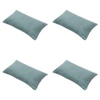 Sierkussen 50x30 Zilver eco-natuur buitenafwerking (4 stuks) Madison - Madison - thumbnail