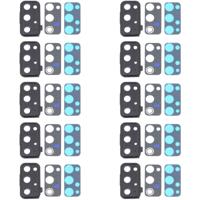 10 PCS Camera Lens Cover for Samsung Galaxy S20 FE 5G SM-G781(Black) - thumbnail