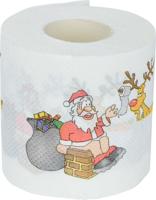 Kerst toilet papier kerstman - thumbnail
