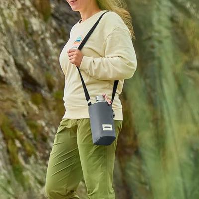 Black+Blum Geïsoleerde Flessentas - Koeltas voor fles - Grijs