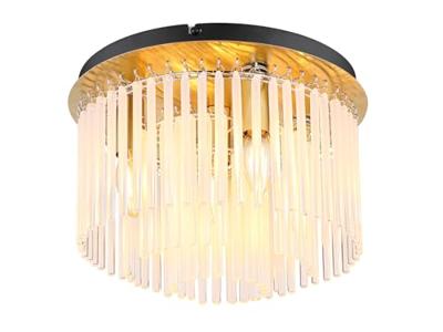 Globo Gouden plafondlampGorley met glas Ø 32cm - 15698DM