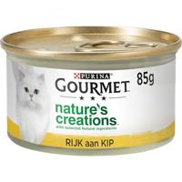 Gourmet Nature&apos;s Creations kip, spinazie & tomaten 85g - thumbnail