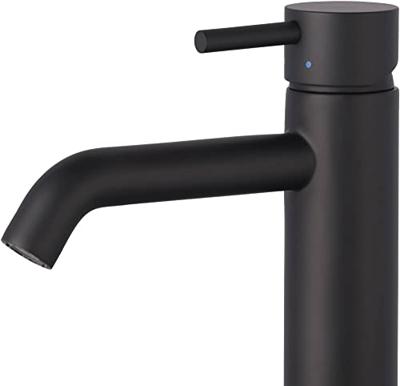 Saqu Eurotrend wastafelkraan mat zwart