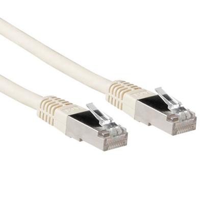 ACT Ivoor 3 meter LSZH SFTP CAT6A patchkabel met RJ45 connectoren ACT Ivoor 3 meter LSZH SFTP CAT6A patchkabel met RJ45 connectoren