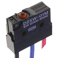 Omron D2SW-P01M Microschakelaar 30 V/DC 0.1 A 1x aan/(aan) 1 stuk(s) Bag - thumbnail