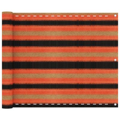 VidaXL Balkonscherm 75x500 cm hdpe meerkleurig