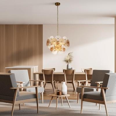 Searchlight HanglampWagon Wheel koper brons - 88210-5BZ