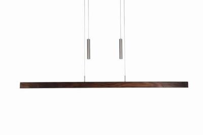 HerzBlut Hanglamp up & downLeonora 121 cm - walnut oiled - 10235UD