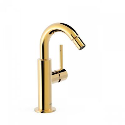 Bidetmengkraan Tres Study Exclusive Hendel Uitloop Gebogen 16,5 cm Rond Goud Tres Bidetmengkraan Tres Study Exclusive Hendel Uitloop Gebogen 16,5 cm Rond Goud Tres