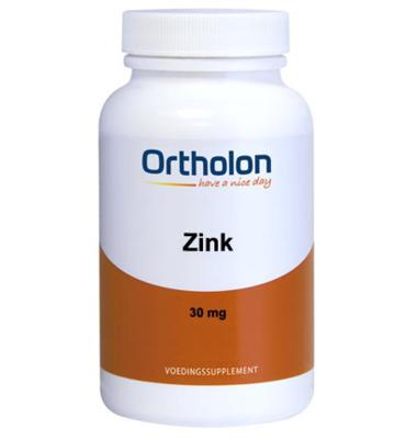 Ortholon Zink 30mg 60 Tabletten Ortholon Zink 30mg 60 Tabletten