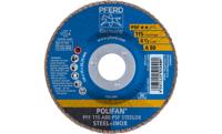 PFERD TOOLS 67648115 PFF 115 A 80 PSF STEELOX Lamellenschijf Diameter 115 mm Boordiameter 22.23 mm RVS, Staal 10 stuk(s) - thumbnail