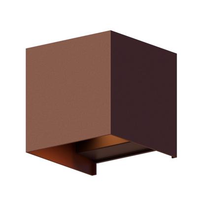Outdoor wall light cube roest Bari Calex - Calex