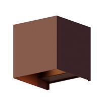 Outdoor wall light cube roest Bari Calex - Calex - thumbnail