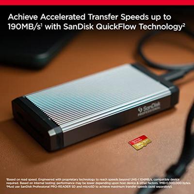 SanDisk Extreme 256GB MicroSDXC 190mb/s UHS-I V30 - thumbnail
