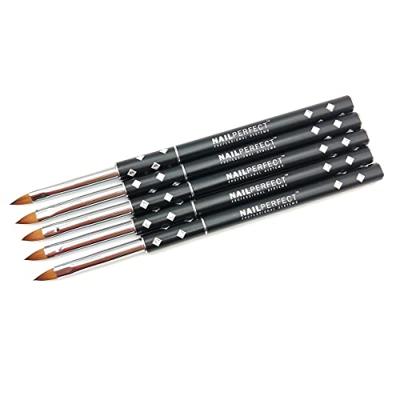 NailPerfect Tools Professional Oval Gel Brush 1Stuks
