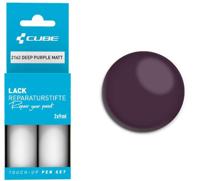 Cube touch-up pen set deep purple matt - thumbnail