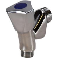 Riko Beluchterkraan Kiwa 1/2" met knop - Chroom - thumbnail