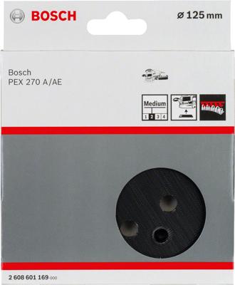 Bosch Accessories 2608601169 Schuurschijf gemiddeld, 125 mm, 8, voor PEX 270 A, PEX 270 AE Diameter 125 mm Bosch Accessories 2608601169 Schuurschijf gemiddeld, 125 mm, 8, voor PEX 270 A, PEX 270 AE Diameter 125 mm