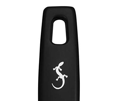 Lurch - Smart Tool - Siliconen lepel met gat 28cm zwart
