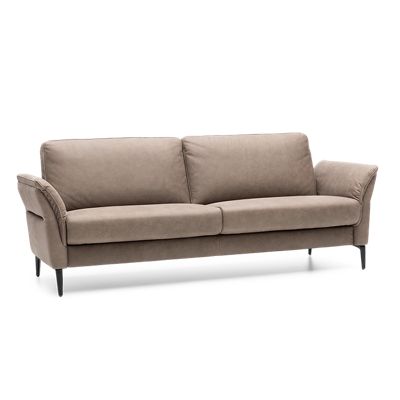 Relaxbank 2,5-Zits T-508 Lichtbruin Leer