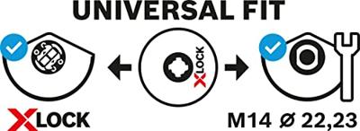 Bosch Accessoires X-LOCK Fiberschijf, 115mm, G 24, R574, Best for Metal - 50 stuk(s) - 2608619153 - thumbnail