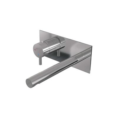 Inbouw Wastafelmengkraan Brauer Chrome Edition Coldstart Rechte Uitloop Korte Ronde Hendel Links Chroom Met Afdekplaat Inbouw Wastafelmengkraan Brauer Chrome Edition Coldstart Rechte Uitloop Korte Ronde Hendel Links Chroom Met Afdekplaat