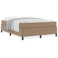 Bedframe met matras Cappuccino 140 x 200 cm Kunstleer - thumbnail