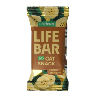Lifefood Lifebar oatsnack banana dream bio 40 Gram - thumbnail